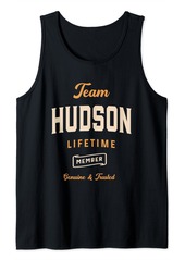 Hudson Jeans Team Hudson Lifetime Member - Name Hudson Tank Top