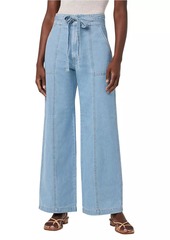 Hudson Jeans Tie-Waist Denim Trousers