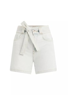 Hudson Jeans Tie-Waist Denim Utility Shorts