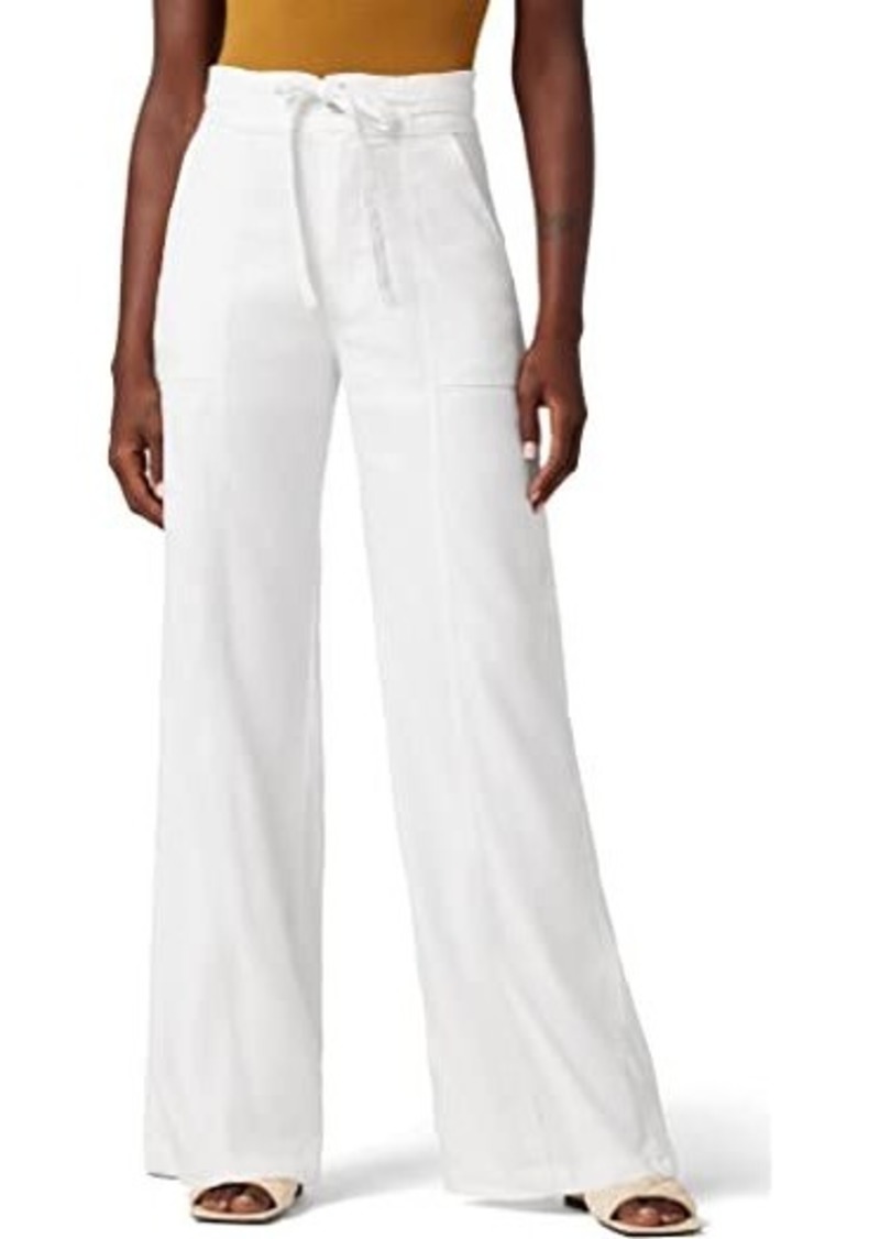 Hudson Jeans Tie Waist Wide Leg Trousers