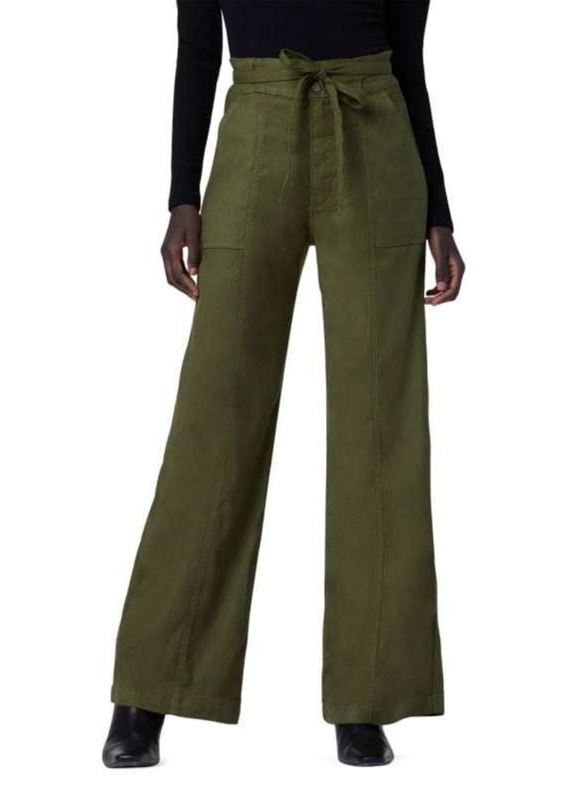 Hudson Jeans Tie-Waist Wide-Leg Trousers