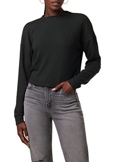 Hudson Jeans Twist Back Long Sleeve Sweatshirt