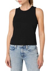 Hudson Jeans Twist-Back Rib-Knit Tank