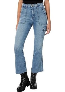 Hudson Jeans Utility Faye Ultra High-Rise Bootcut Crop in Celestial