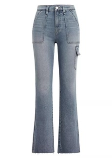 Hudson Jeans Utility Faye Ultra High-Rise Bootcut Jeans
