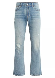 Hudson Jeans Walker Distressed Stretch Flare Jeans