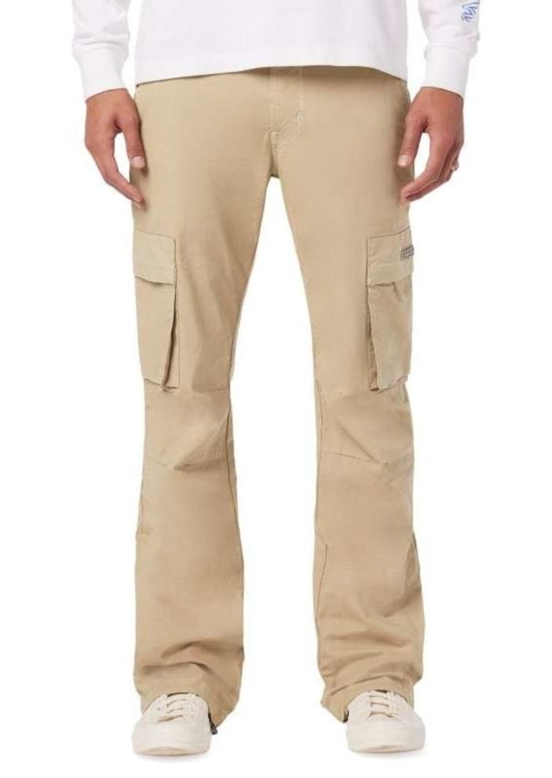 Hudson Jeans Walker Kick Flare Stretch Cargo Pants