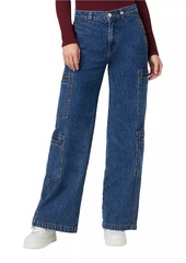 Hudson Jeans Wide-Leg Cargo Jeans