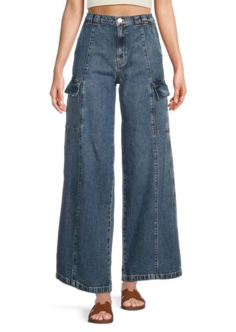 Hudson Jeans Wide Leg Cargo Jeans