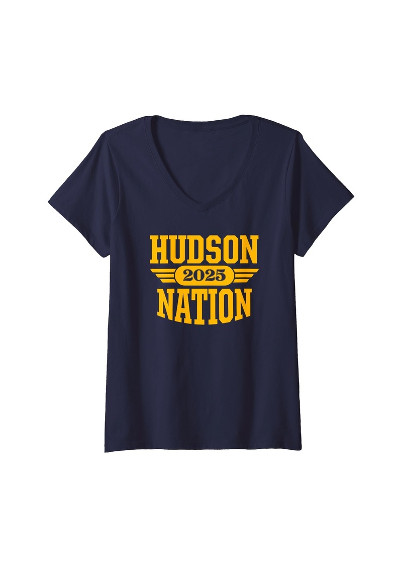 Hudson Jeans Womens Hudson High School Nation 2025 HS V-Neck T-Shirt