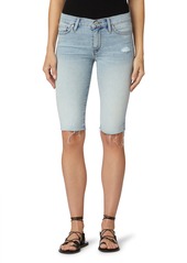 Hudson Jeans Amelia Knee Length Cutoff Denim Shorts
