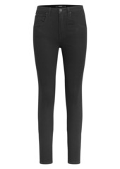 Hudson Jeans Barbara High Waist Super Skinny Jeans in The Night at Nordstrom