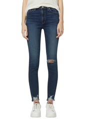 Hudson Jeans Barbara Ripped High Waist Super Skinny Jeans in Suddenly at Nordstrom
