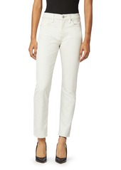 Hudson Jeans Holly High Waist Straight Leg Jeans in Soft Ecru at Nordstrom