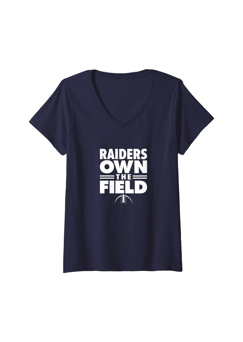 Hudson Jeans Womens Hudson Raiders Own the Field V-Neck T-Shirt