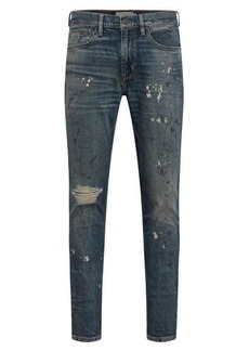 Hudson Jeans Zack Distressed High Rise Skinny Jeans