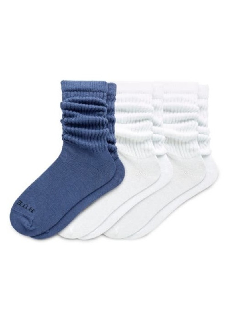 Hue 3-Pack Slouch Socks