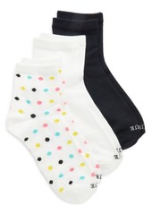 Hue 3-Pack Supersoft Crop Socks