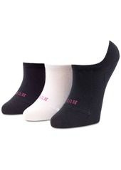 Hue 3-Pk. The Perfect Sneaker Liner Socks - Black/white Pack