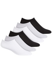 Hue 6 Pack Super-Soft Liner Socks - Black, Gray, White
