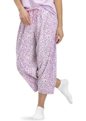Hue Animal-Print Capri Pajama Pants