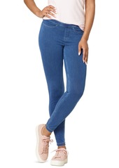 Hue Classic Stretch Denim Leggings, Regular & Plus Sizes - Black Indigo Denim