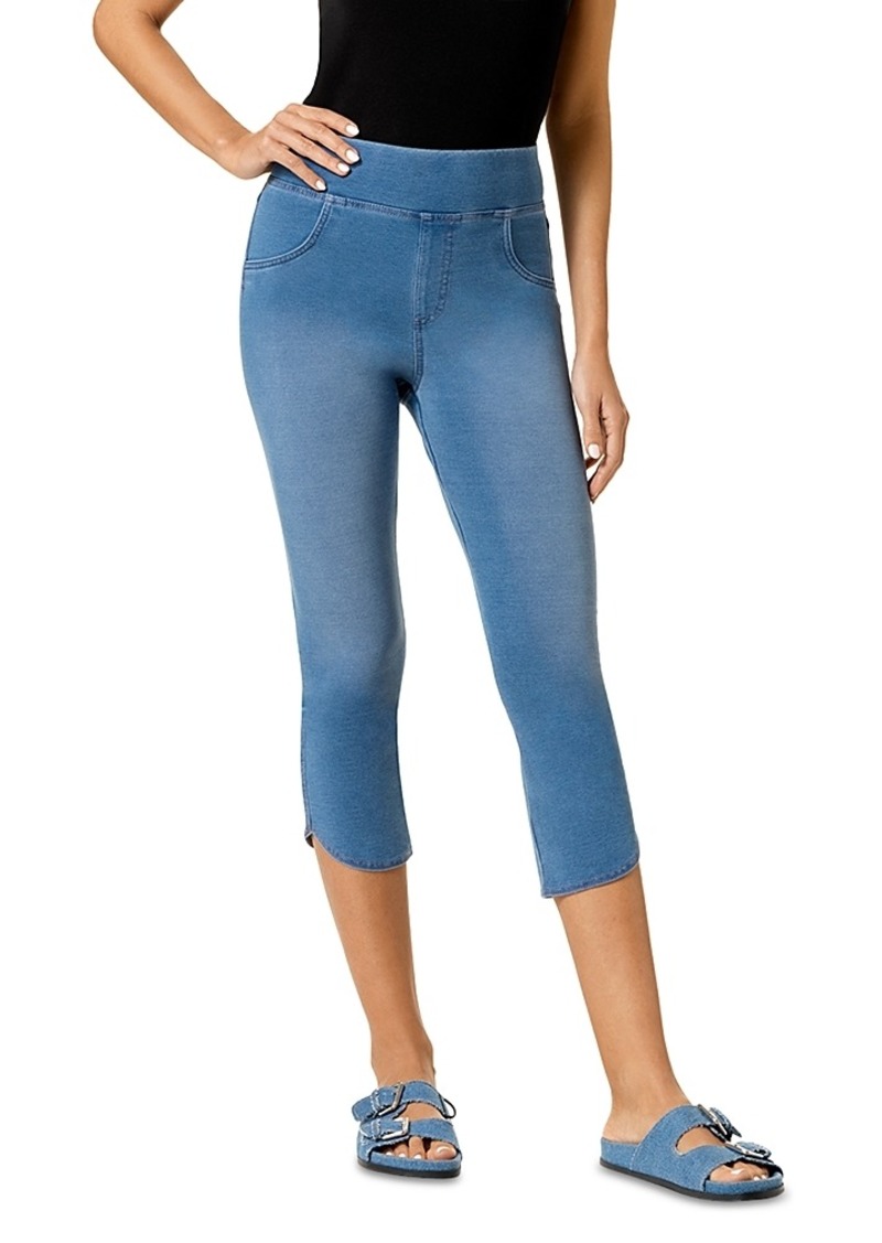 Hue Game Changing Tulip Hem Denim Leggings