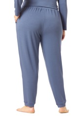 Hue Plus Size French Terry Cuffed Lounge Pant - Med. Grey Heather