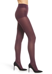 Hue Super Opaque Tights in Deep Burgundy at Nordstrom
