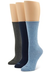 Hue Women's 3-Pk. Roll Top Socks - Neutral Pack