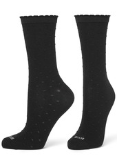 Hue Women's 3-Pk. Textured Dot Scalloped Crew Socks - Asst 3