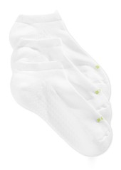 Hue Women's Air Cushion No Show 3 Pack Socks - White