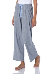 Hue Women's SleepWell Basic Printed Knit Performance Sleep Pajama Pant Made with Temperature Regulating Technology Bella Blue-Mini Scribble Extra Large