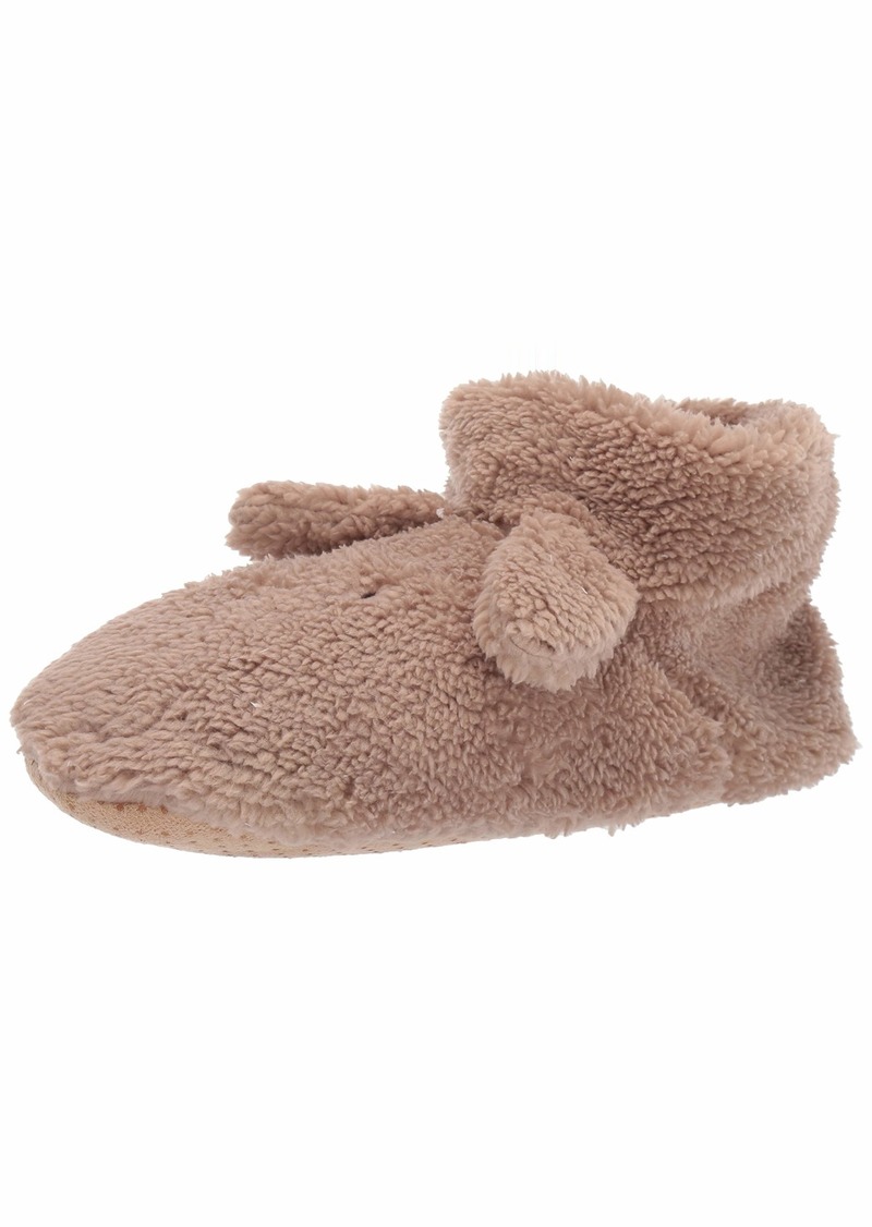 HUE Womens Fluffy Slipper Shue Sock with Grippers