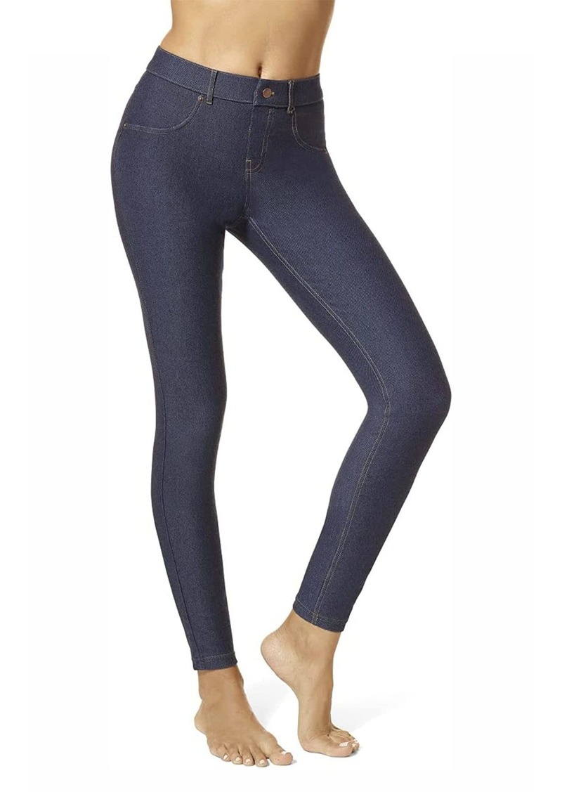 HUE Women's Plus Size Essential Denim Leggings