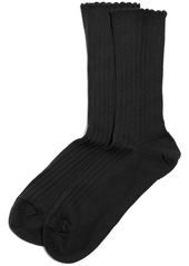Hue Women's Scallopped Pointelle Socks