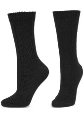 Hue Women's Seed Stitch Boot Socks, Pack of 2 - Red Pack