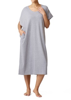 HUE Women's Plus Size Short Sleeve T-Shirt Lounge Dress