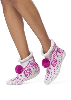 HUE Women's Slipper Socks with Grippers