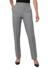 HUE Women's Straight Pull on Ponte Trouser Leggings