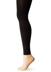 HUE Women's Styletech out Footless Tights black