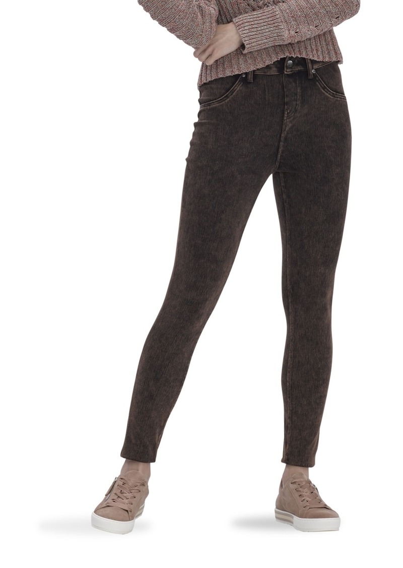 Hue Women's Ultra Soft Denim High Rise Leggings - Cinnamon Acid Wash