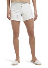 Hue Women's Ultra Soft Denim High Waist Shorts  Extra Large