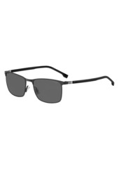 Hugo Boss 1635S 57MM Rectangular Sunglasses