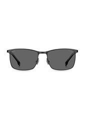 Hugo Boss 1635S 57MM Rectangular Sunglasses