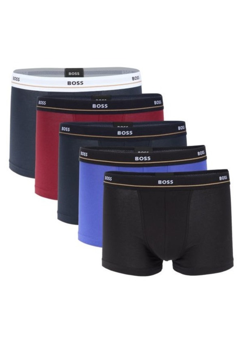 Hugo Boss 5-Pack Logo Trunks