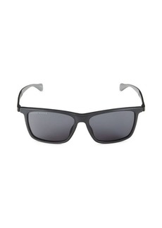 Hugo Boss 57MM Rectangle Sunglasses