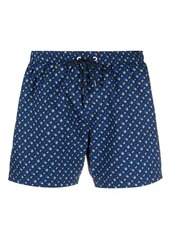 Hugo Boss all-over logo-print swim shorts