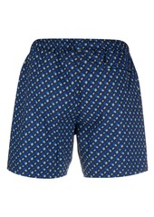 Hugo Boss all-over logo-print swim shorts