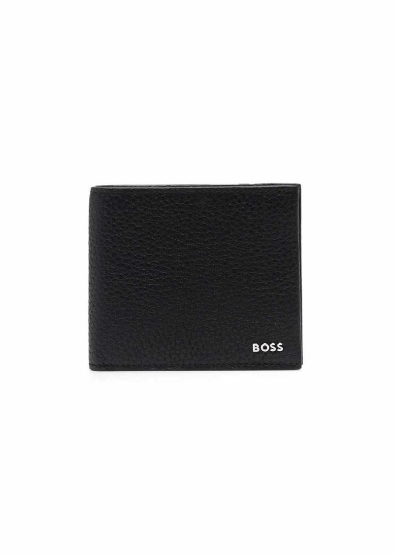 Hugo Boss bi-fold pebble wallet